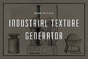 Industrial Texture Generator PSD, a Layer Style Add-On by Build Interactive (Thumbnail 1 of 5)