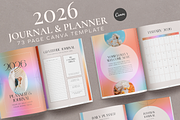 2026 Journal Planner Canva Template, a Magazine Template by Studio Soluna (Thumbnail 1 of 14)