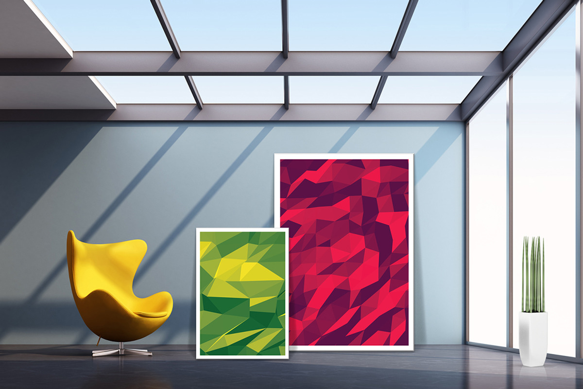 51 Vector Geometric Backgrounds V.4 preview 7
