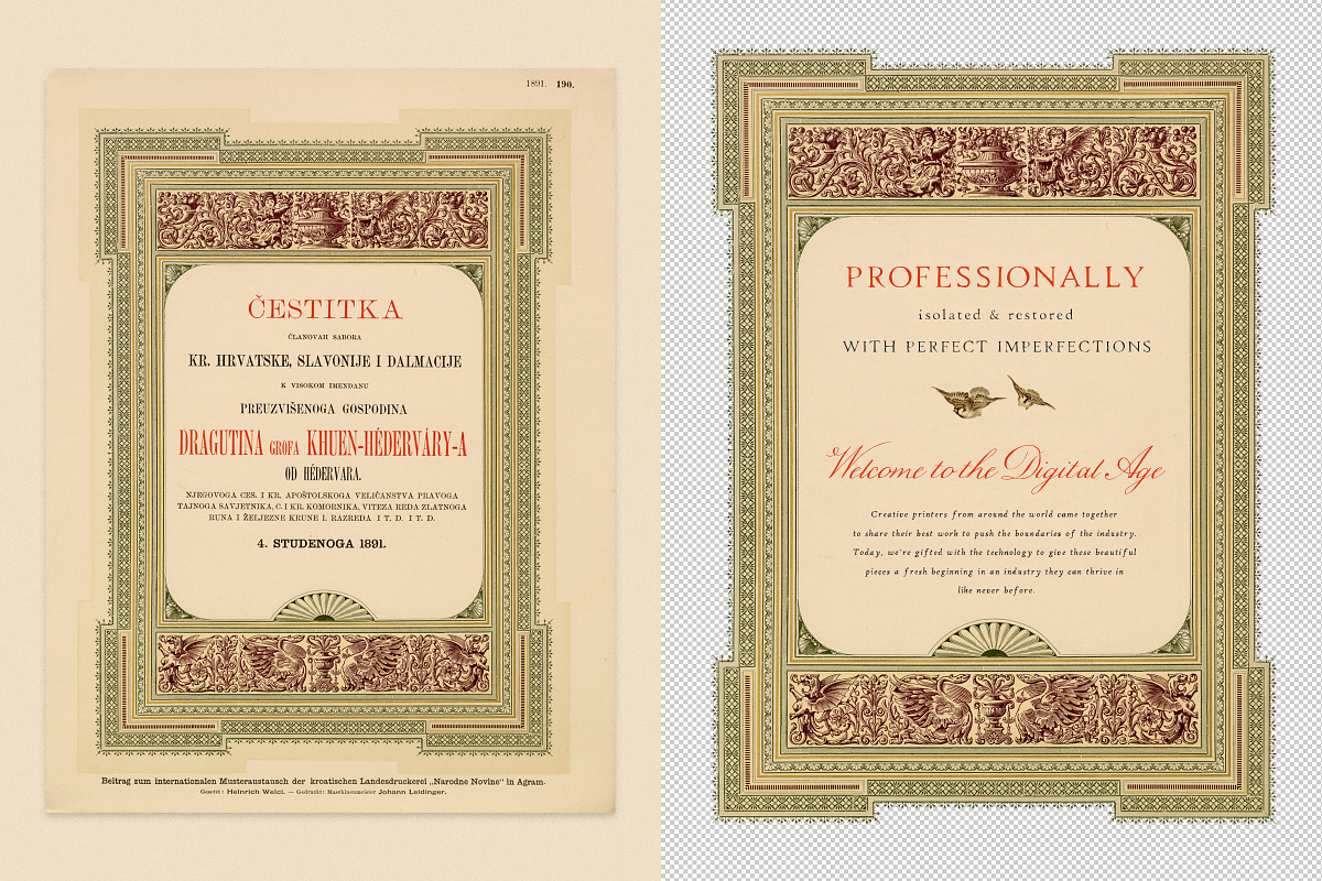66 Vintage Frames and Borders, a Background Graphic by Century Library (Photo 2 of 12)