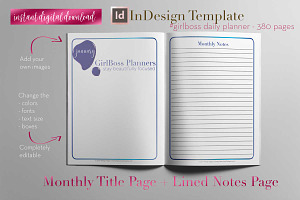 Daily Planner InDesign Template