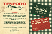 Tenford - Vintage Duo Font, a Script Font by Artisan Themes (Thumbnail 6 of 11)