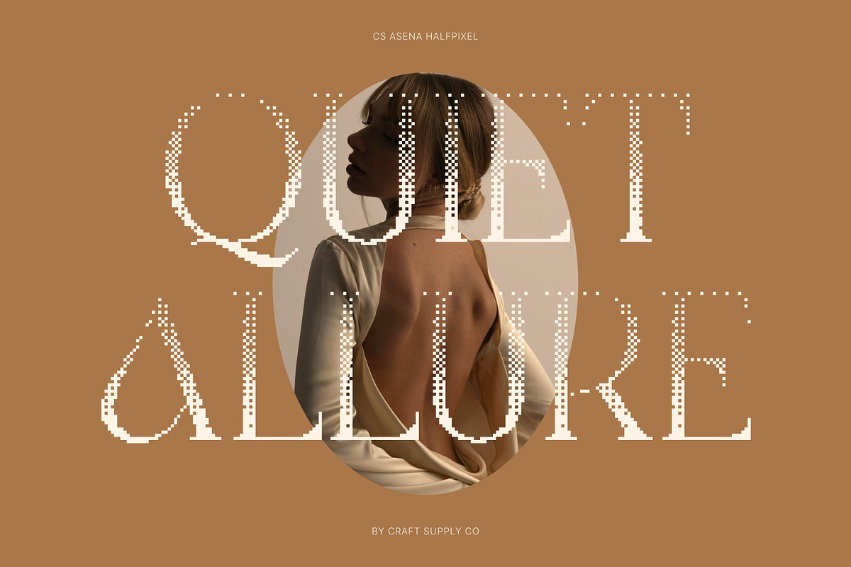 CS Asena Halfpixel, a Serif Font by Craft Supply Co. (Photo 6 of 8)