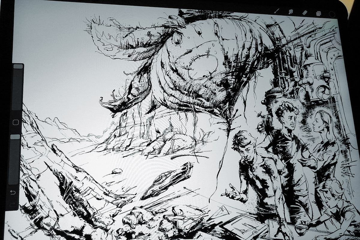 INK• 63 inking brushes for Procreate, a Brush Add-On by Eldar Zakirov's (Photo 13 of 17)