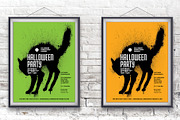 Halloween Party Poster - Black Cat, a Flyer Template by Deviant (Thumbnail 1 of 2)