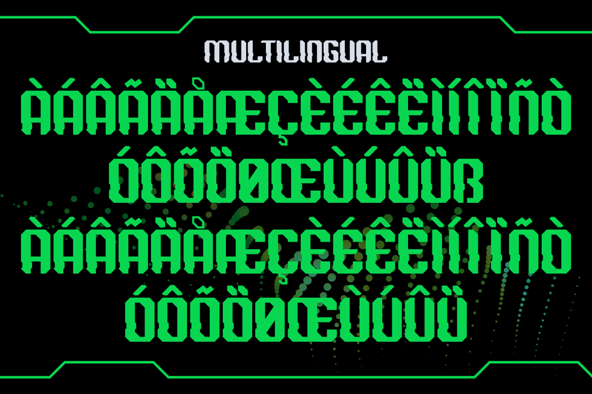 Digital Caliper-Futuristic Typeface, a Handwritten Font by MaikoHatta (Photo 5 of 9)