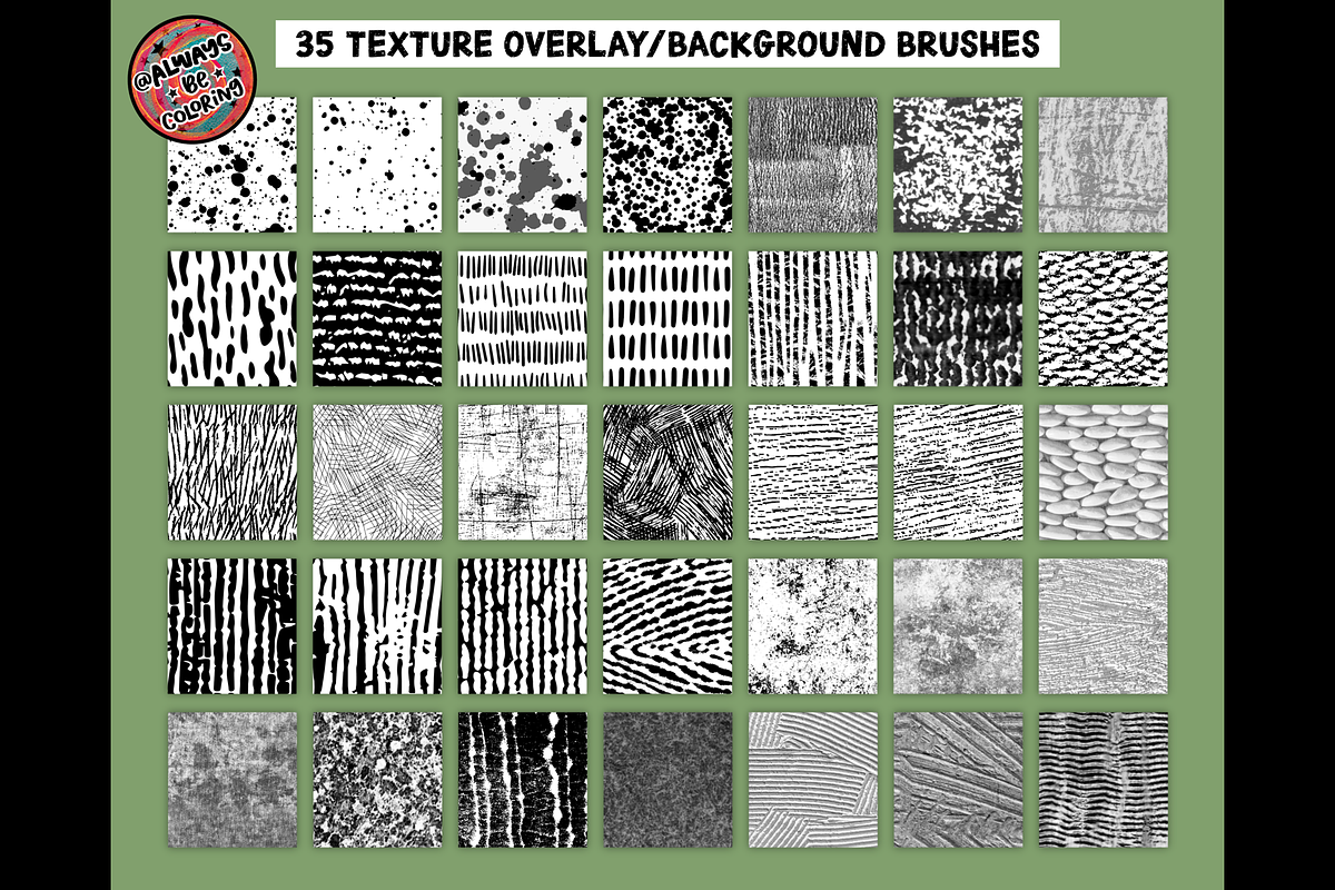 Procreate Linocut Brush Set Volume 2, a Brush Add-On by AlwaysBeColoring (Photo 6 of 13)