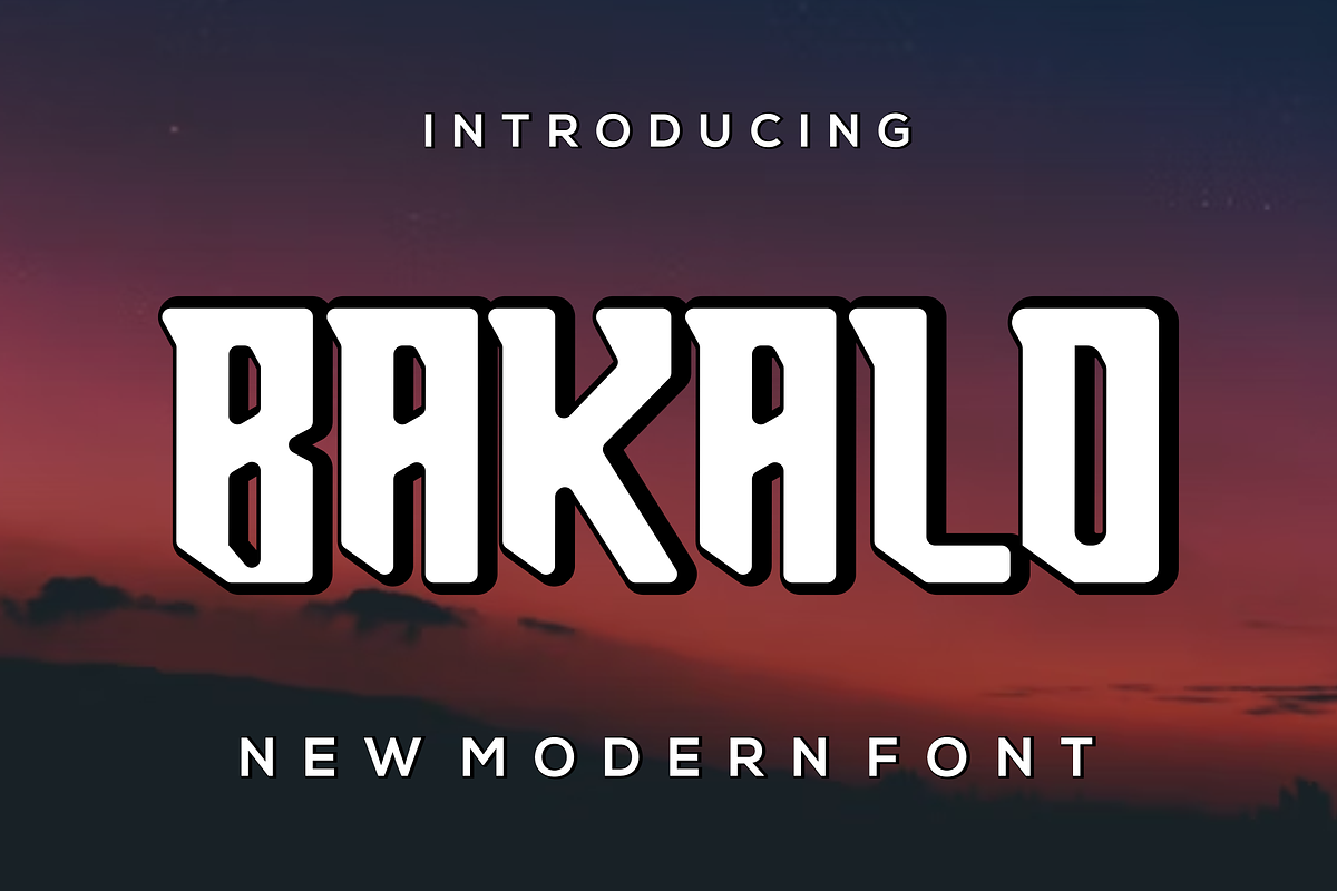 Bakalo font, a Serif Font by VectorCraft (Photo 1 of 4)