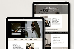 Square Space Website Template Coach