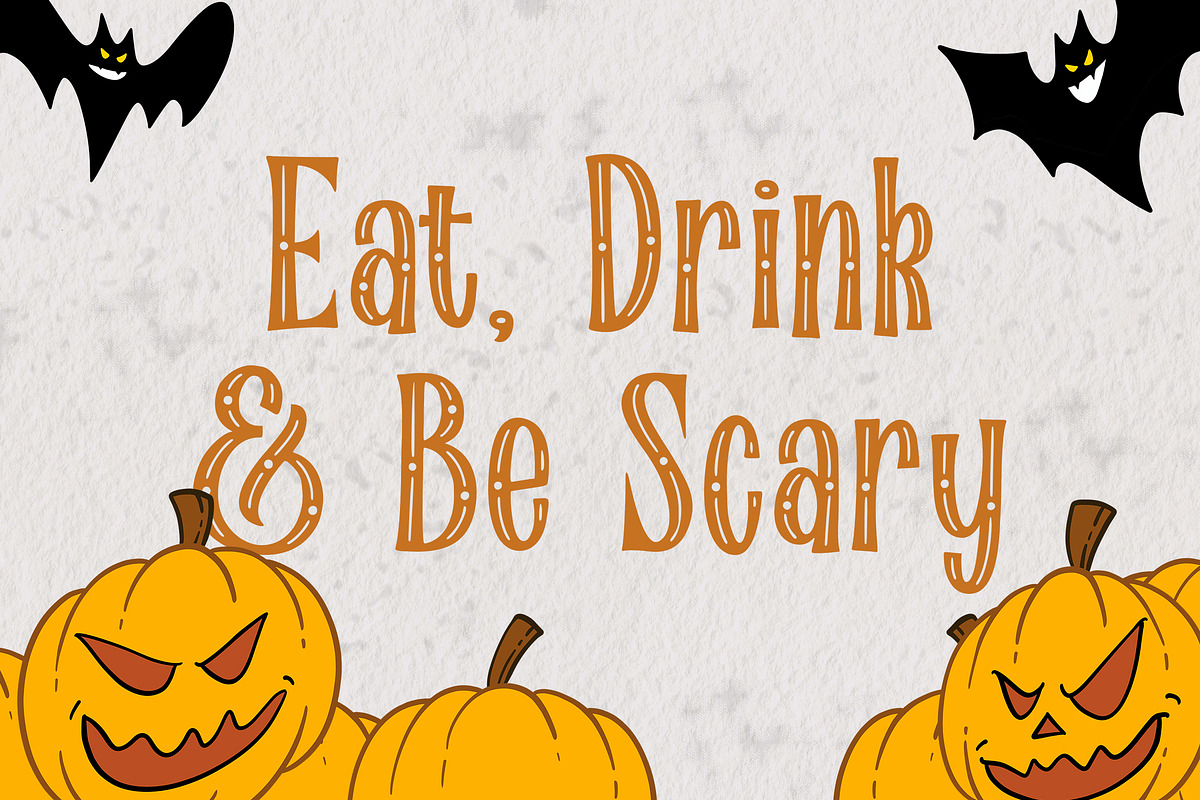 Hamerald - Seasonal Halloween Font, a Font by Typehand Studio (Photo 2 of 9)
