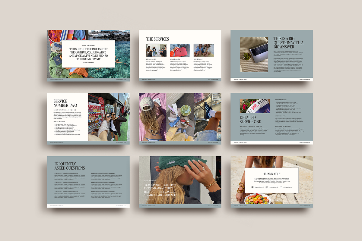 Pricing Guide Template | Canva, a Presentation Template by Rosetta Lane Design (Photo 4 of 9)