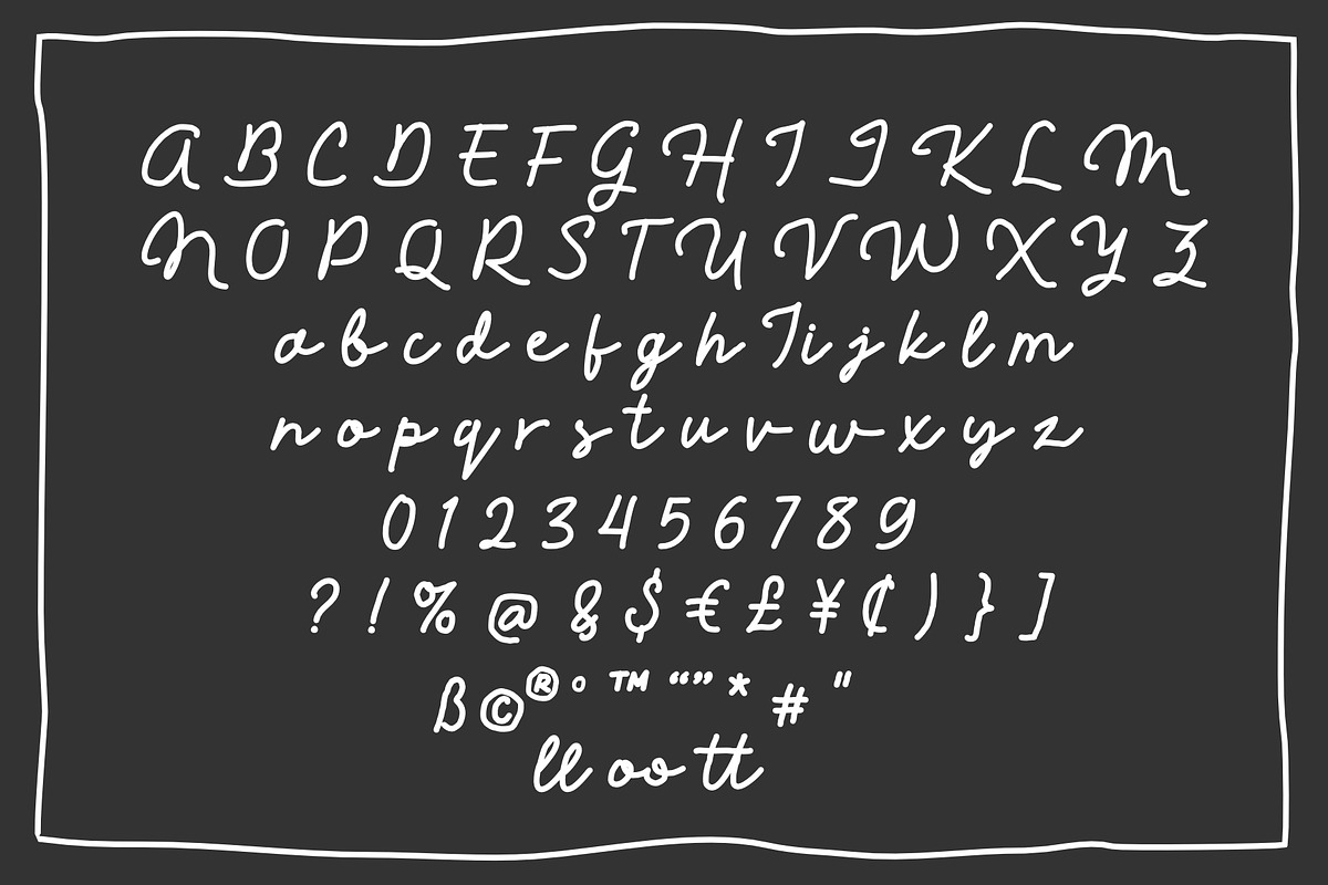 Borneo, a Handwritten Font by HRDR (Photo 10 of 13)