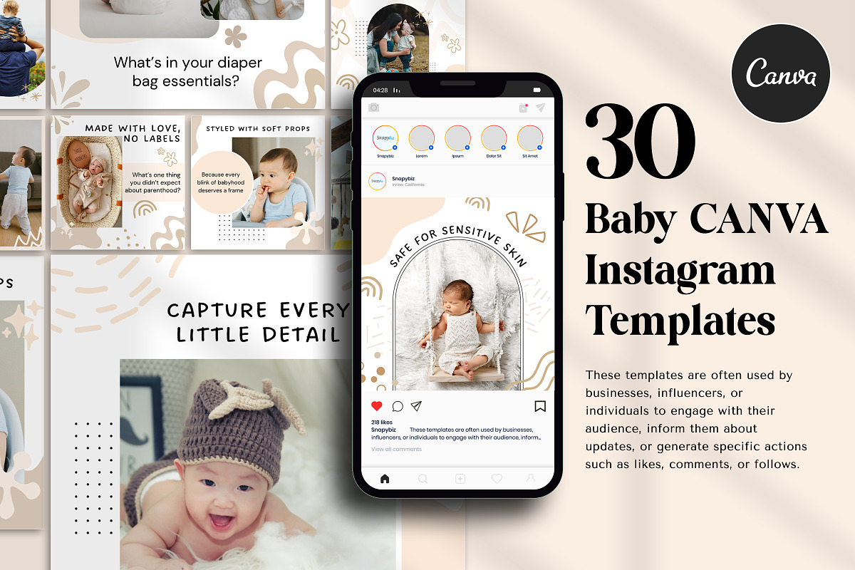 Baby Instagram Canva Social Media