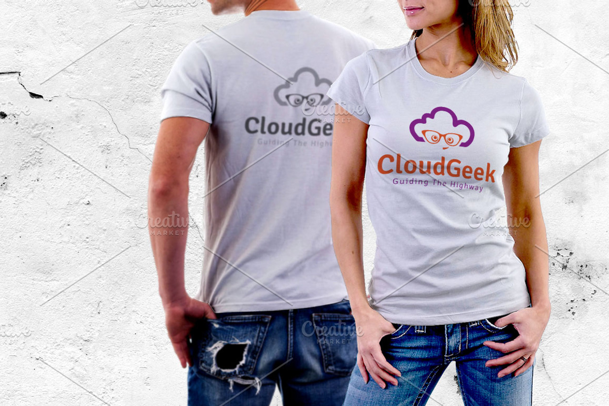 Cloud Geek Logo, a Branding & Logo Template by ArtFusion (Photo 3 of 5)