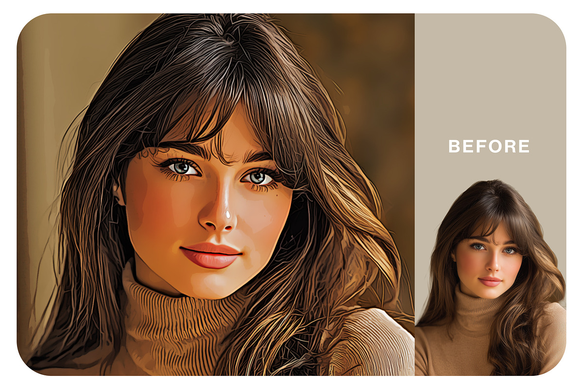 Ultimate Toon Photoshop Action, an Action Add-On by iHemalaya (Photo 4 of 4)