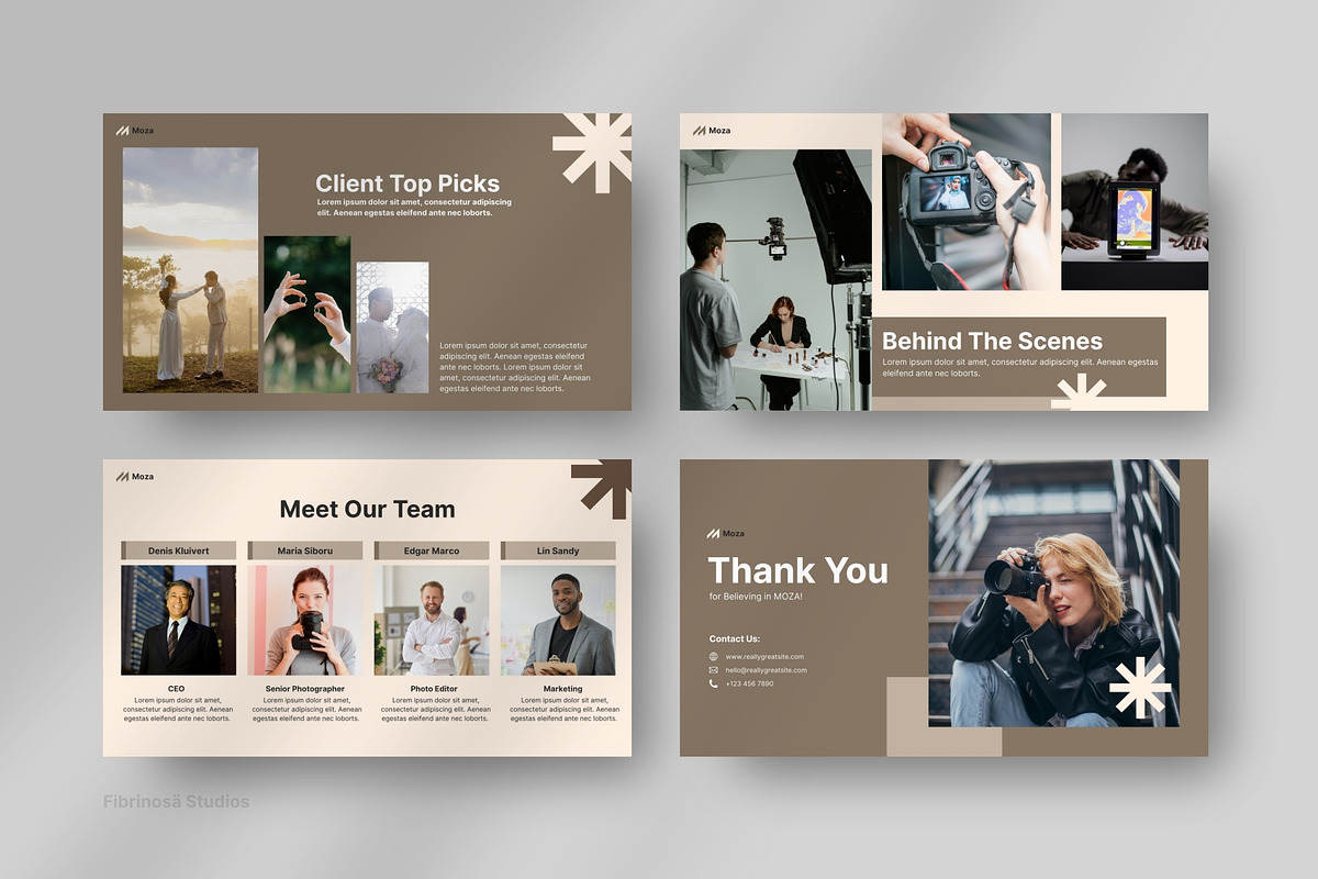 Pitch Deck - Moza Power Point, a Presentation Template by FIBRINOSÄ (Photo 4 of 7)