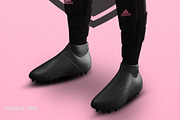 Women's Soccer Kit Mockup - Angle, an Apparel Mockup by thedesignshark (Thumbnail 5 of 12)