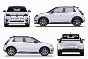 Retro Electric Hatchback Mockup Set, an Advertising Mockup by Halal Graphic Studio (Thumbnail 14 of 16)