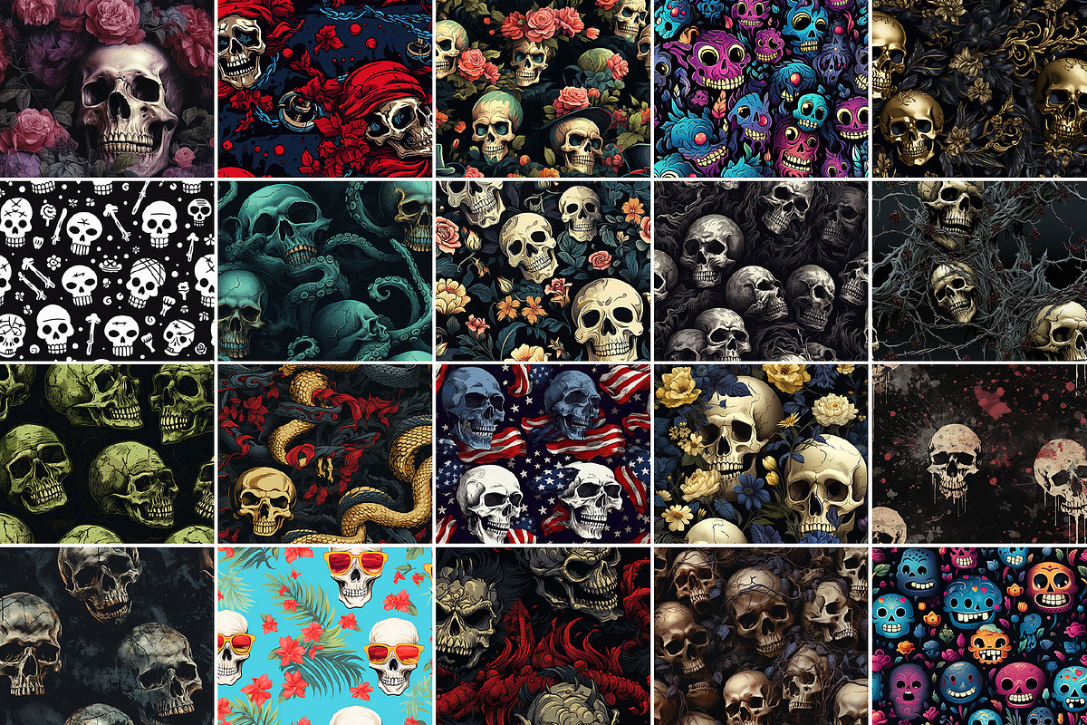 1000+ Halloween Digital Paper Bundle, a Wallpaper Photo by Chipshpow Graphics (Photo 7 of 10)