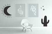 Celestial Magic Snakes. Boho Arts., an Illustration by Naty Art (Thumbnail 6 of 9)