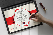 Landscape Certificate Template, a Stationery Template by ResumeDevisers (Thumbnail 6 of 6)