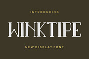 Winktipe, a Sans Serif Font by Good Java Studio (Thumbnail 1 of 5)