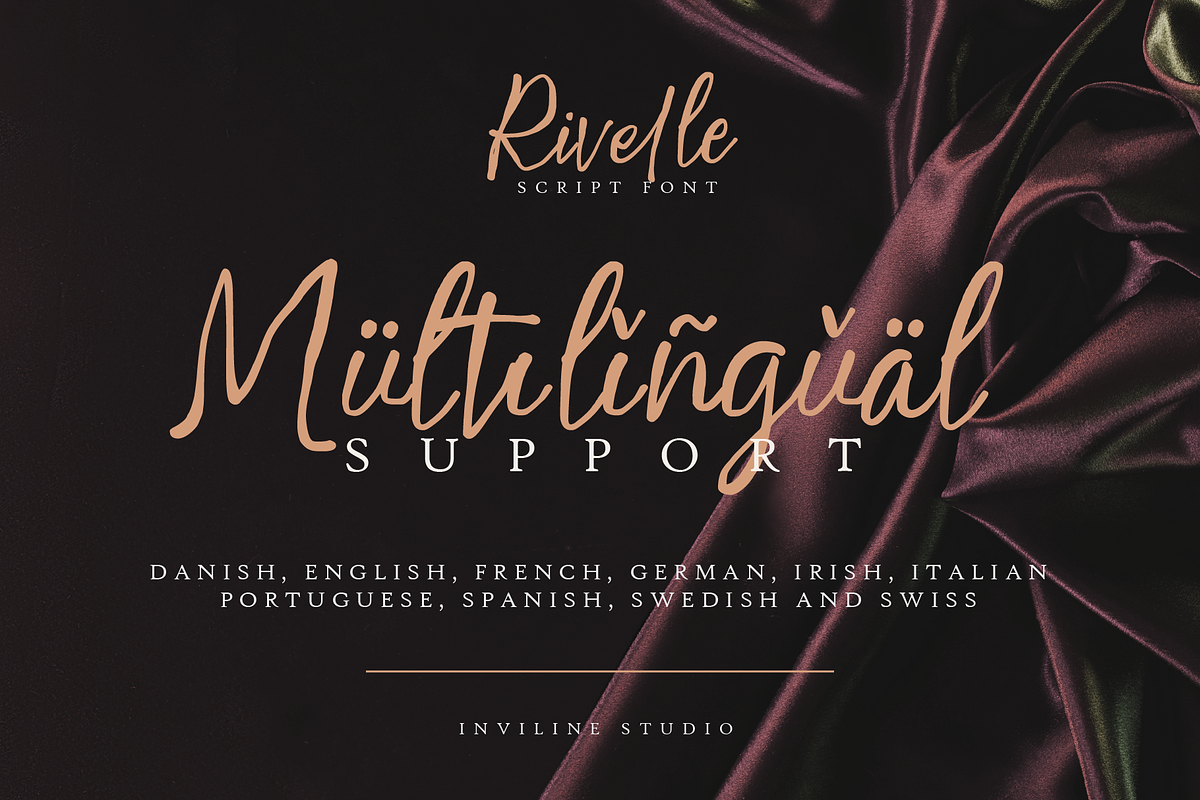 Rivelle Script - Handwritten Font, a Handwritten Font by Inviline.co (Photo 8 of 12)