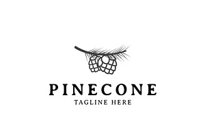 Wild Pinecone Logo Design, a Branding & Logo Template by AlvinStd