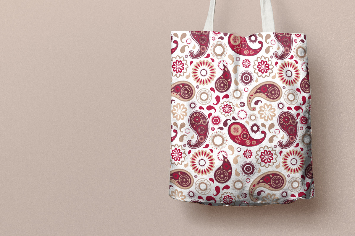 Oriental paisley set, patterns, a Decorative Illustration by Good Studio (Photo 9 of 11)