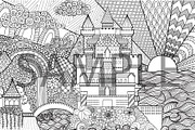 Landscape doodles, an Illustration by Somjai King (Thumbnail 2 of 5)