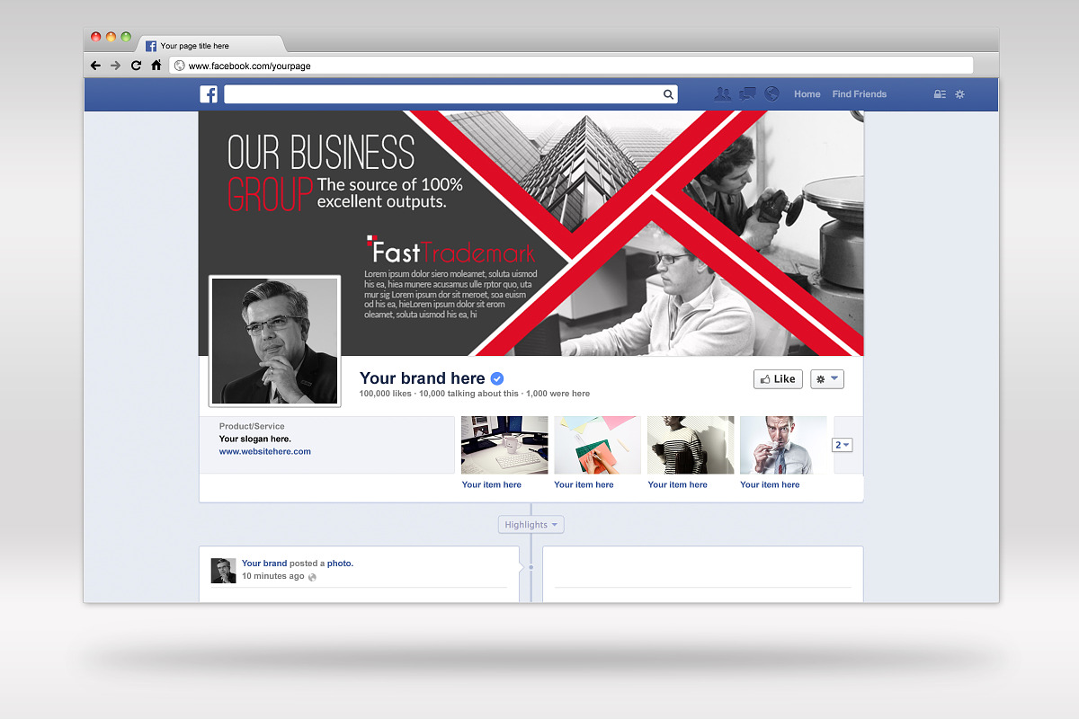 10 Facebook Timeline Cover Bundle, a Templates & Theme by Business Flyers (Photo 7 of 11)