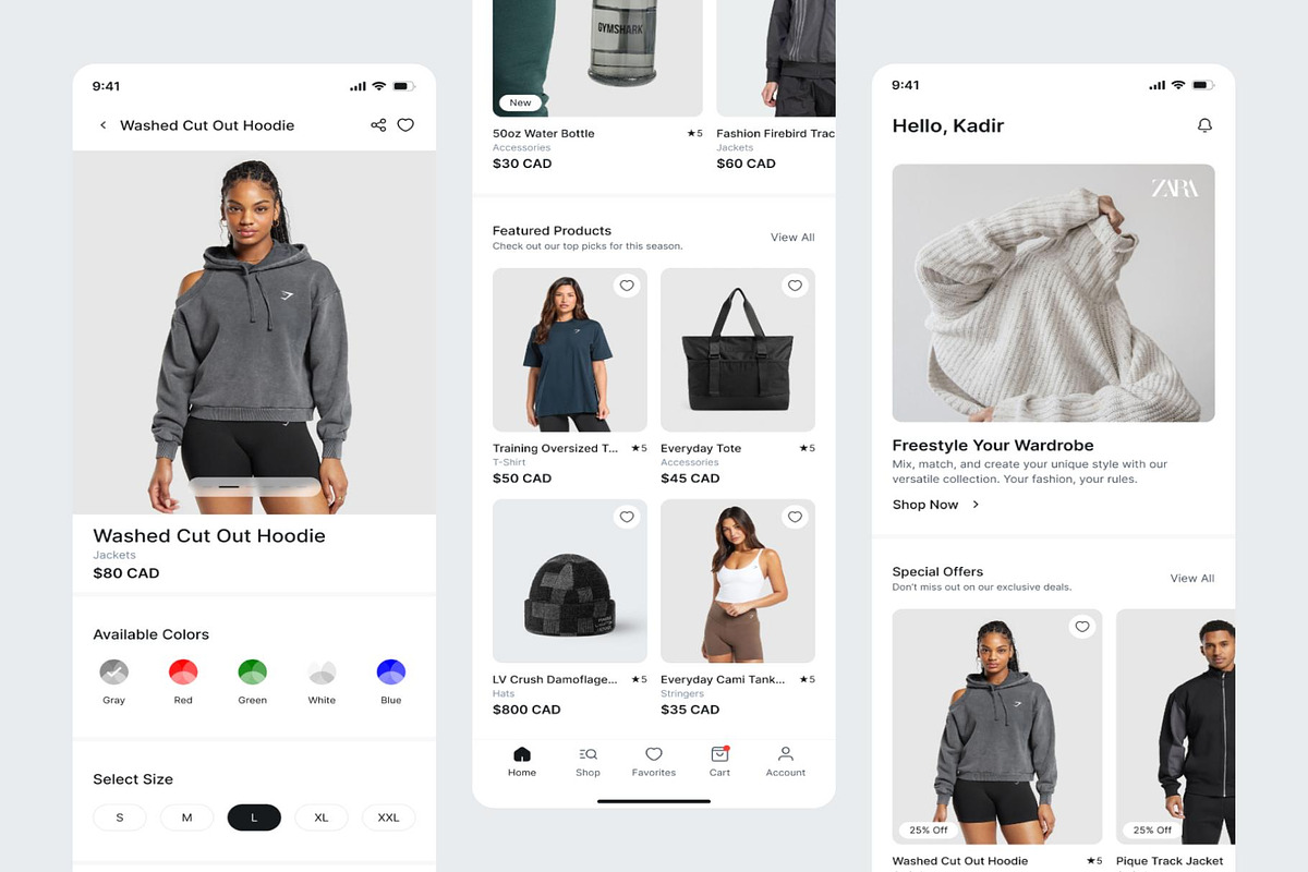 Prime Pick - eCommerce Mobile App, an UI Kit Template by Creative Perspective (Photo 2 of 8)