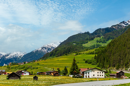 Summer Alpine country view, a Nature Photo by YuriyB