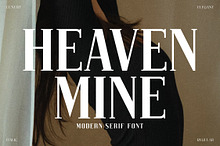 Heaven Mine Modern Serif Font