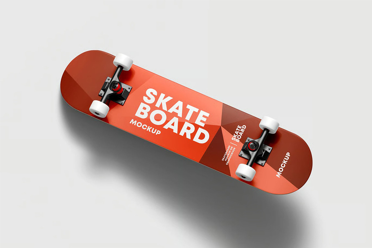 Skateboard Mockup, a Product Mockup by zippypixelstudio (Photo 4 of 8)