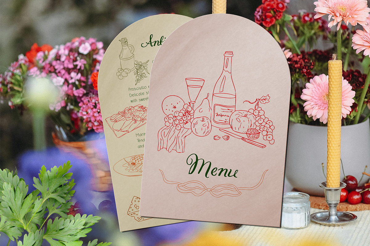 Ciao Bella Whimsical Wedding Doodles, a Graphic by SunnyAfternoons (Photo 8 of 21)