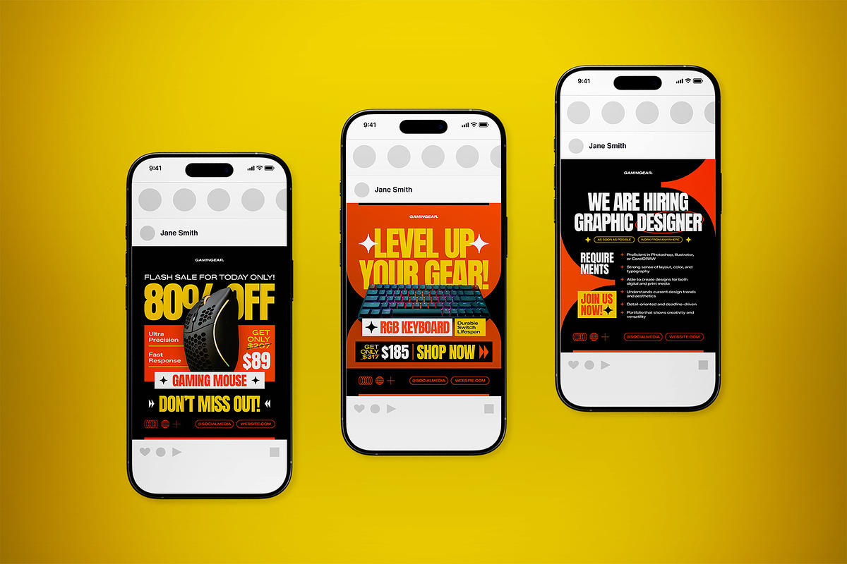 Electronic Social Media Pack, a Flyer Template by The Good Store (Photo 4 of 4)