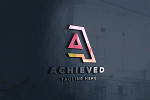 Achieved Letter A Logo