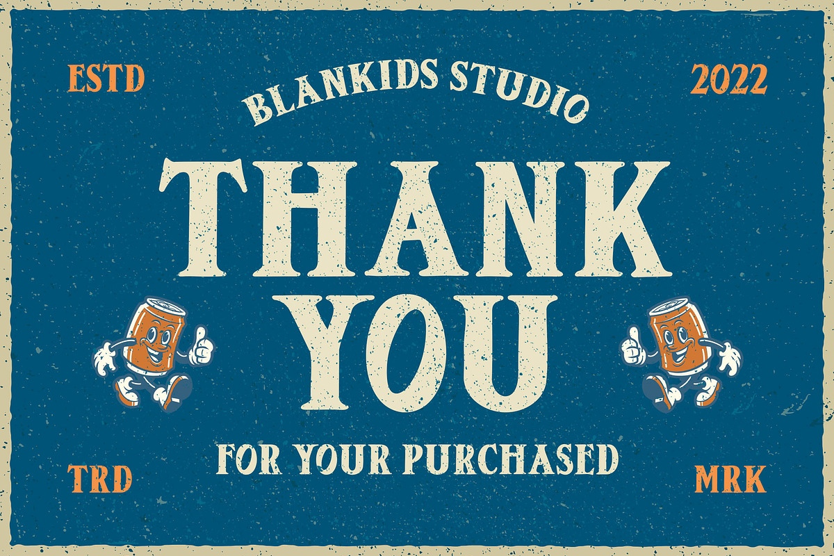 Brochels a Retro Vintage Serif font, a Font by Blankids Studio (Photo 6 of 6)