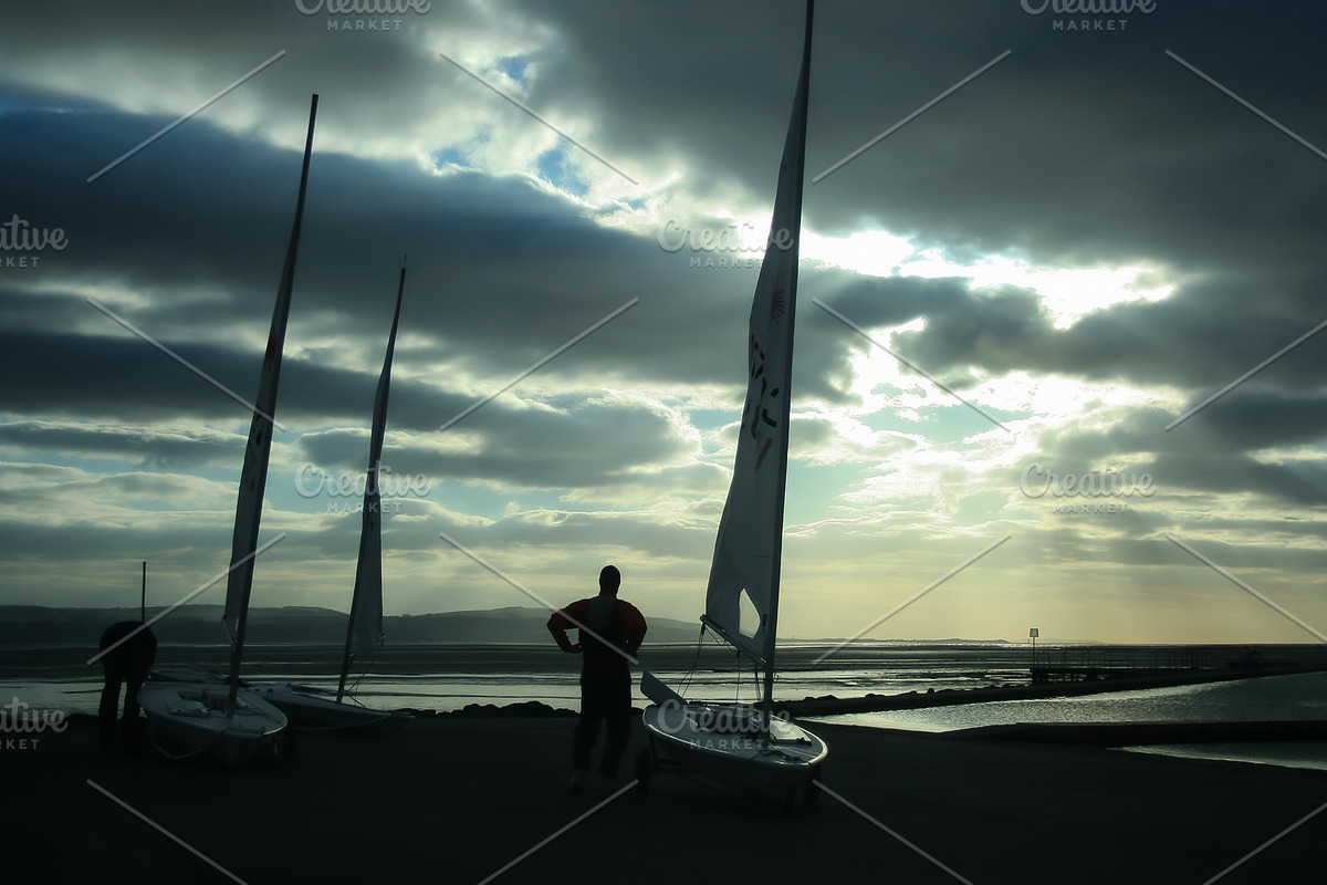 Boats on Beach at Sunset, a Photo by cassini_photography (Photo 2 of 2)