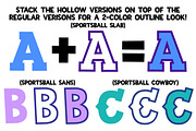 Sportsball: fun font with alternates, a Sans Serif Font by Missy Meyer (Thumbnail 6 of 7)