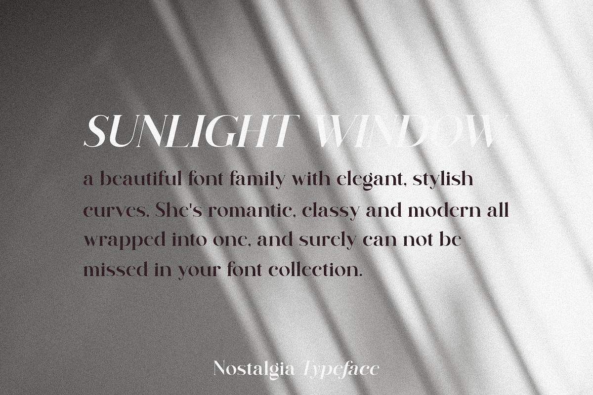 Nostalgia Typeface, a Serif Font by MaxArt Foundry (Photo 14 of 20)