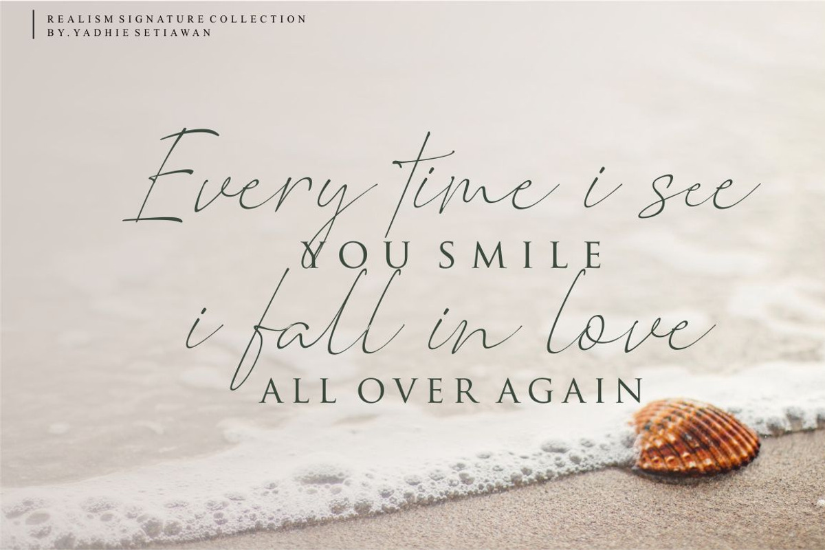 Romantic Couple // Elegant Signature, a Script Font by typeline studio (Photo 6 of 9)