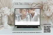 Wedding Canva Website Template, a Templates & Theme by Under My Cozy Roof (Thumbnail 2 of 10)