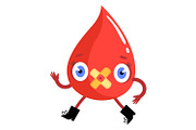 Blood Drop Characters Clipart Medic, a Healthcare Illustration by the_myro (Thumbnail 9 of 14)