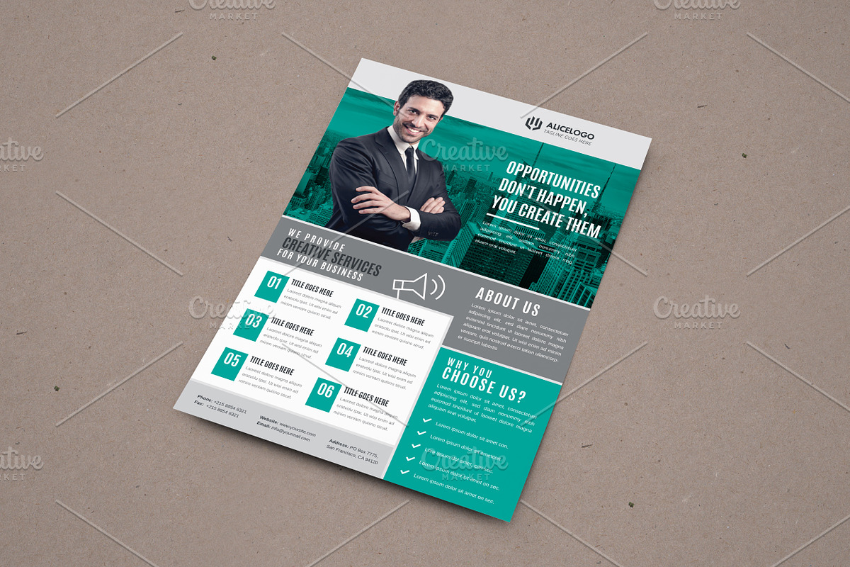Flyer Template, a Flyer Template by Alice_s (Photo 4 of 10)