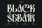 Genya - Experimental Decorative Font, a Sans Serif Font by Say Studio (Thumbnail 3 of 11)