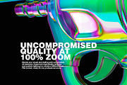 50+ Cyberpunk 3D Arsenal - Iridescen, an Object Illustration by DigitalPen (Thumbnail 3 of 7)