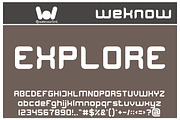 Research and Development font, a Sans Serif Font by weknow (Thumbnail 5 of 5)