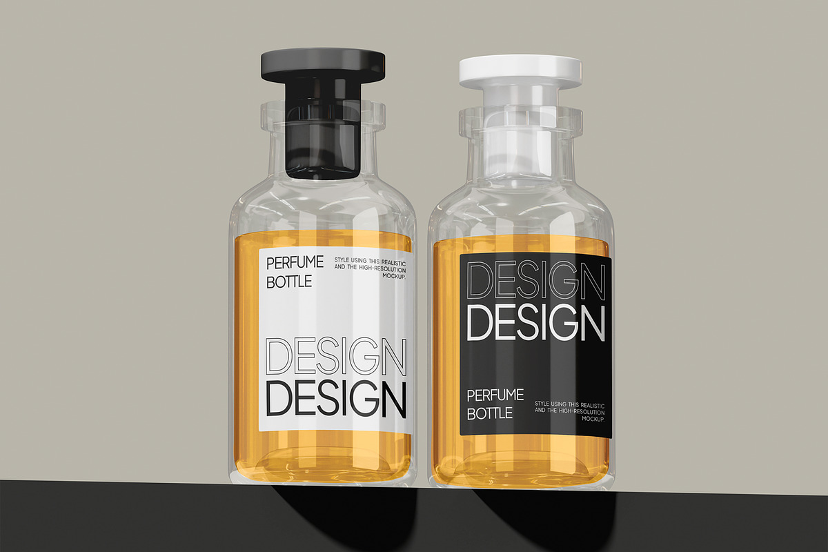 Perfume Bottle Mockup, a Packaging Mockup by Permadi Creative (Photo 2 of 3)